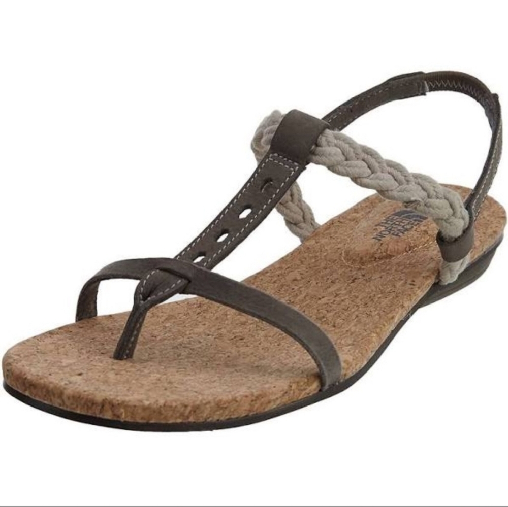The North Face Women's Bridgeton Slingback Sandals In Dark Gull Gray Size 7 - Picture 2 of 6